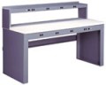 Electronics Work Bench, 6' x 30" Maple Top w/Electronic Riser  892614  EB-2-3072M